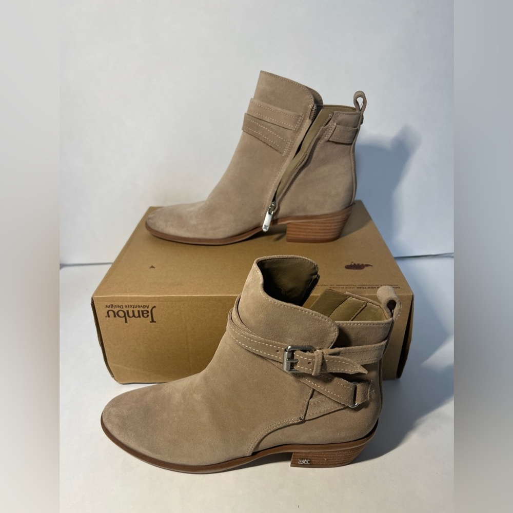 Sam Edelman Polina Belted Ankle Bootie, Tan, 6.5 M